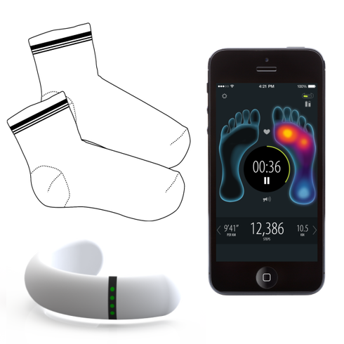 全面跑姿监测：Sensoria智能袜子上市 售价149美元