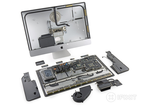 Retina iMac DIY升级容易不？ifixit告诉你内存容易、硬盘CPU还成