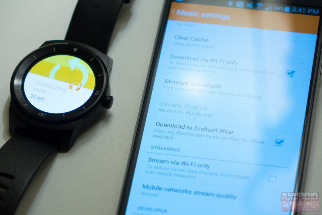 添加GPS、蓝牙、离线音乐功能：Android Wear 推送首次大版本更新