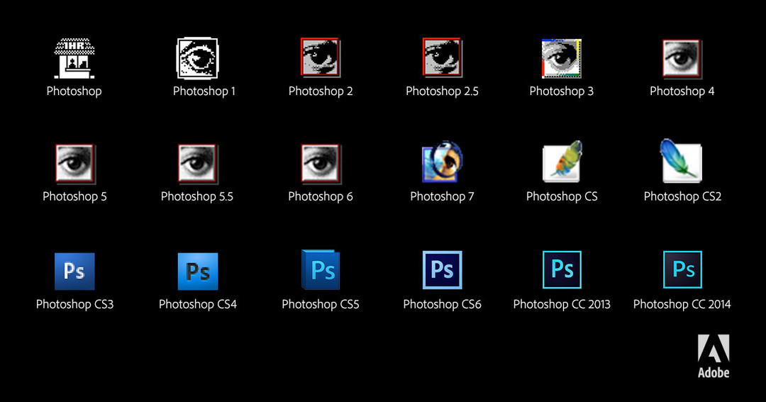 最具影响力的图像处理软件 Photoshop 今天25岁啦