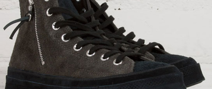 仿麂皮侧拉链：匡威Chuck Taylor All Star' 70复古系列Suede Zip上市_