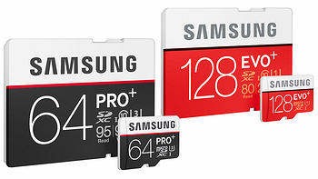 可用于4K视频录制：SAMSUNG 三星 发布Pro Plus和Evo Plus系列 存储卡