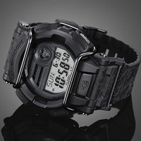 龟裂花纹蚀刻表带：HUF x G-Shock 联名腕表 Cracked Concrete 开售