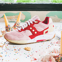 粉嫩诱人：Saucony 发布 “Scoops” 系列 G9 Shadow 5 “Vanilla Strawberry”