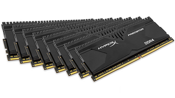 全球最快128G DDR4：金士顿 HYPERX 发布 Predator DDR4 128GB 内存套装