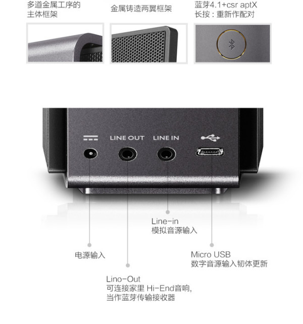 Benq 明基 PABREEZE treVolo 静电薄膜 蓝牙音箱