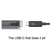 一根USB线全打通？Thunderbolt 3将采用USB Type-C接口