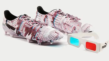 红蓝左右式3D配色：PUMA 彪马 发布 evoSPEED 1.4 SL Camo 足球鞋