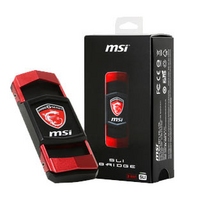 支持GTX900系列双卡SLI：msi 微星 发布 白金版Gaming SLI桥接器
