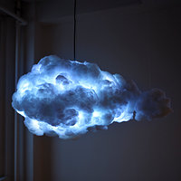 室内也能电闪雷鸣：自带雷暴云效果的 Cloud吊灯 开卖