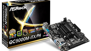 板载AMD A4-5000：ASRock 华擎 推出 QC5000M-ITX/PH主板