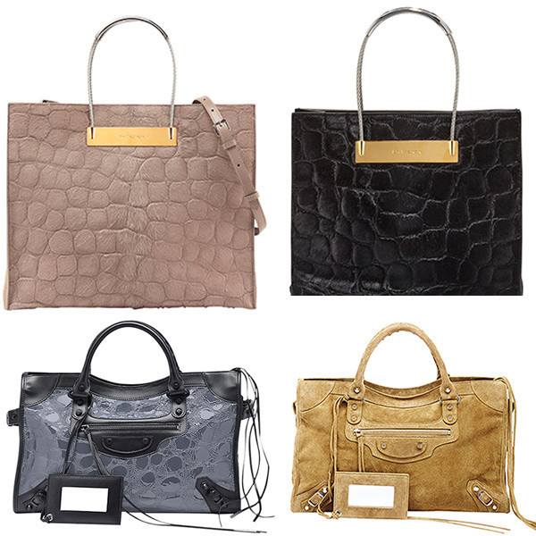 加入对小牛毛、麂皮和鳄鱼皮材料的使用：BALENCIAGA 2015秋冬季包袋 即将开售