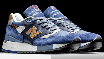 极具时尚奢华气息：new balance 发布 “Camel Blue”配色998系列 鞋款