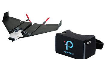 让纸飞机变身无人机：PowerUp Toys 联合 Parrot 推出 PowerUP FPV套件