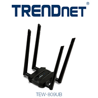 全面支持802.11ac：TRENDnet 发布 TEW-809UB  AC1900 Wi-Fi USB无线网卡