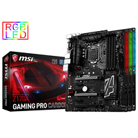 自带RGB幻彩灯 ：msi 微星 推出 Z170A GAMING PRO CARBON 主板