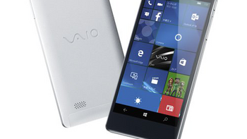 微软又有新伙伴了：Vaio 发布 首款 Windows 10 Mobile手机 Vaio Phone Biz
