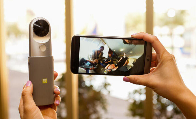 支持2K全景视频：LG 发布 360 CAM 全景相机