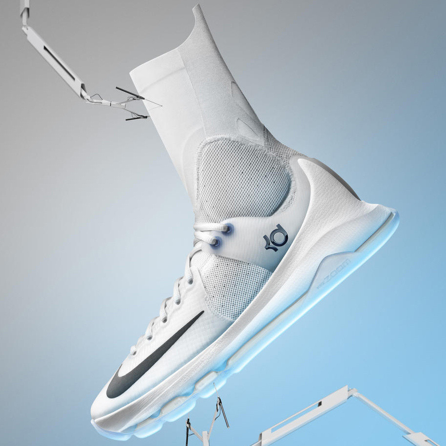 #本站首晒# 袜子能上天！ NIKE 耐克 KD8 Elite Ⅱ 篮球鞋