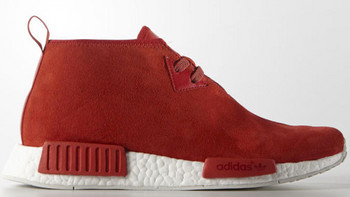 跨界麂皮款： adidas 阿迪达斯 推出 NMD Mid Suede Sample 运动鞋