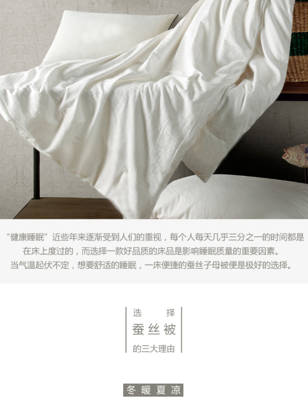 【抢先首发众测】网易严选 双宫茧桑蚕丝被+全棉可水洗抗菌防螨丝羽绒枕 套装
