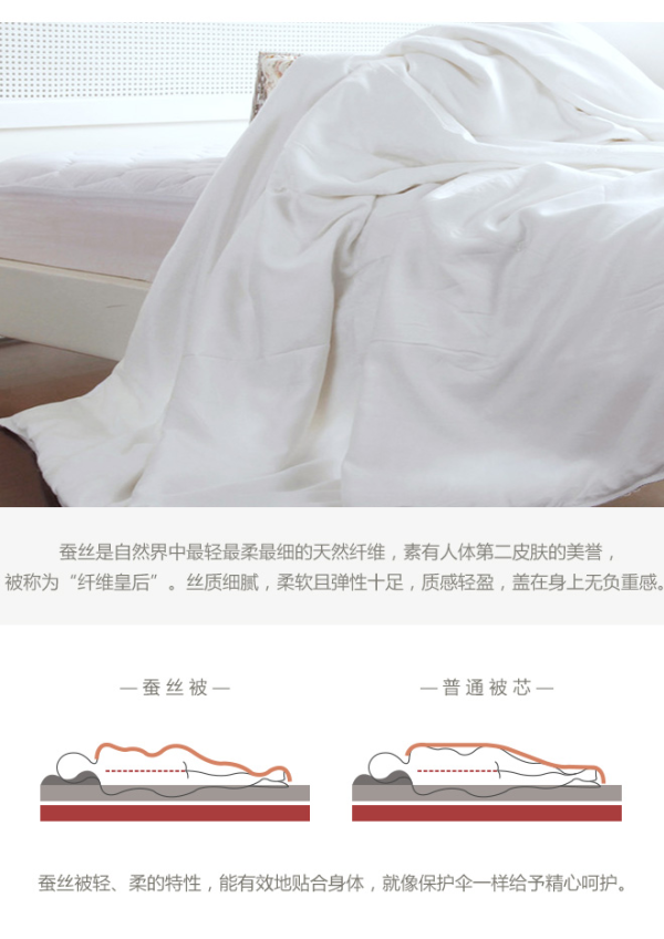 【抢先首发众测】网易严选 双宫茧桑蚕丝被+全棉可水洗抗菌防螨丝羽绒枕 套装