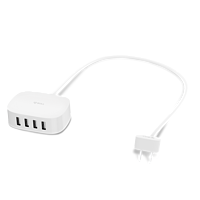 简洁主义，内外兼修：BULL 公牛 USB充电盒子 天猫限时促销
