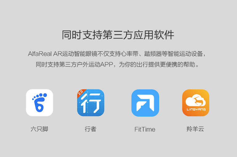 支持ANT+、面向户外爱好者：众景视界 发布 AlfaReal AR 运动智能眼镜