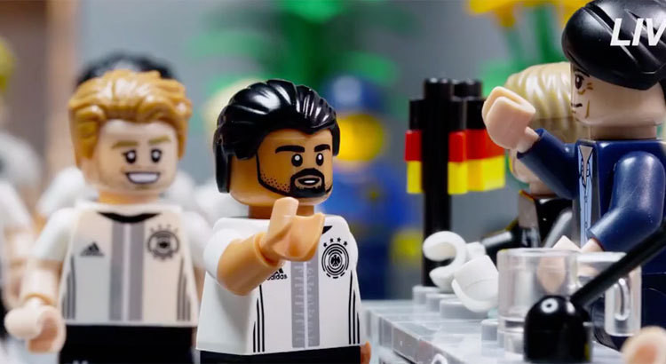 冠军归来：乐高LEGO发布71014德国队人仔抽抽乐
