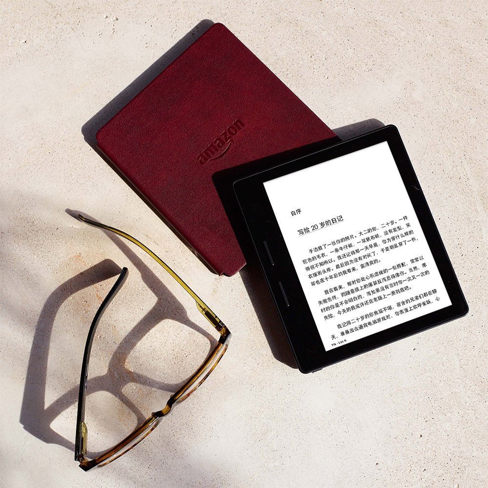 实体翻页键回归：Amazon 亚马逊 新款Kindle Oasis 电子书阅读器 提前曝光