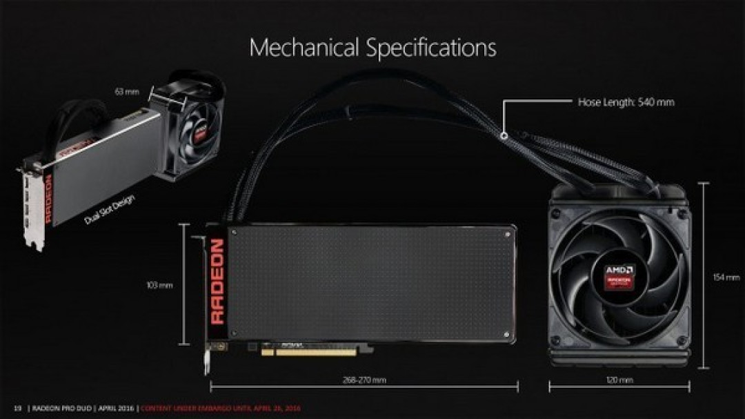 为VR*级游戏玩家而生:AMD 正式发布 Radeon Pro Duo 双核显卡