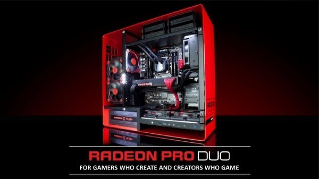 为VR*级游戏玩家而生:AMD 正式发布 Radeon Pro Duo 双核显卡