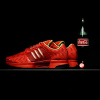 一抹“可乐红”：Coca Cola 可口可乐 联合  adidas Originals 推出  Climacool 1 联名鞋款