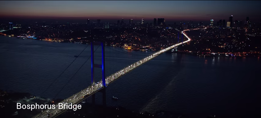 横跨亚欧大陆：土耳其航空 带领蝙蝠车完成最长旅程 横穿博斯普鲁斯大桥