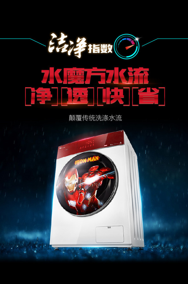 【抢先首发众测】小天鹅 TG80-DSN3 滚筒洗衣机（钢铁侠版）