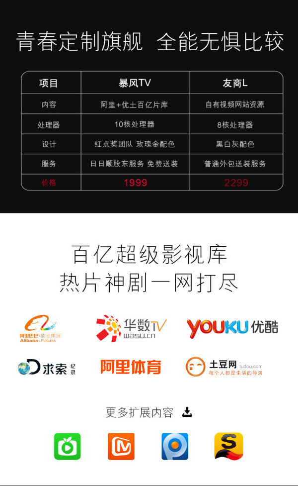 【天猫定制】暴风TV 50TM 暴风超体电视