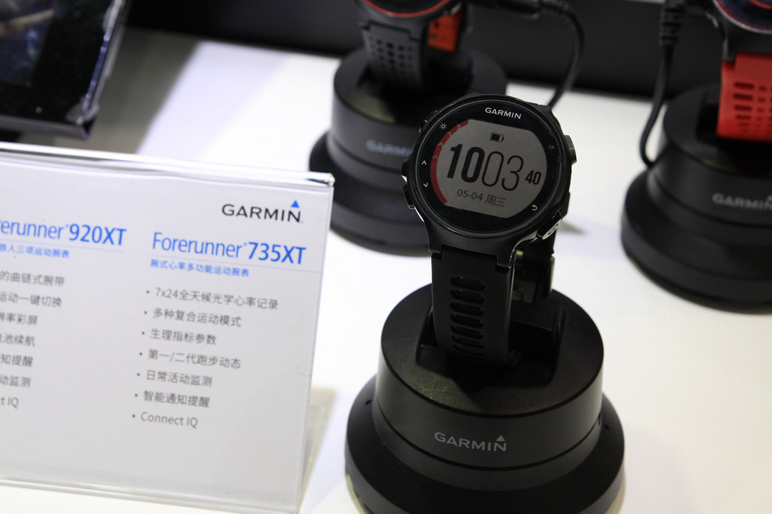 光学心率铁三表：Garmin 佳明 Forerunner 735XT 运动心率表 亮相 CES Asia