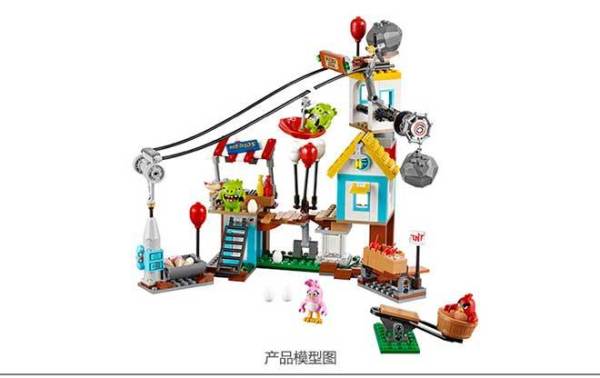 【抢先首发众测】LEGO 乐高 Angry Birds系列 捣毁猪猪城堡