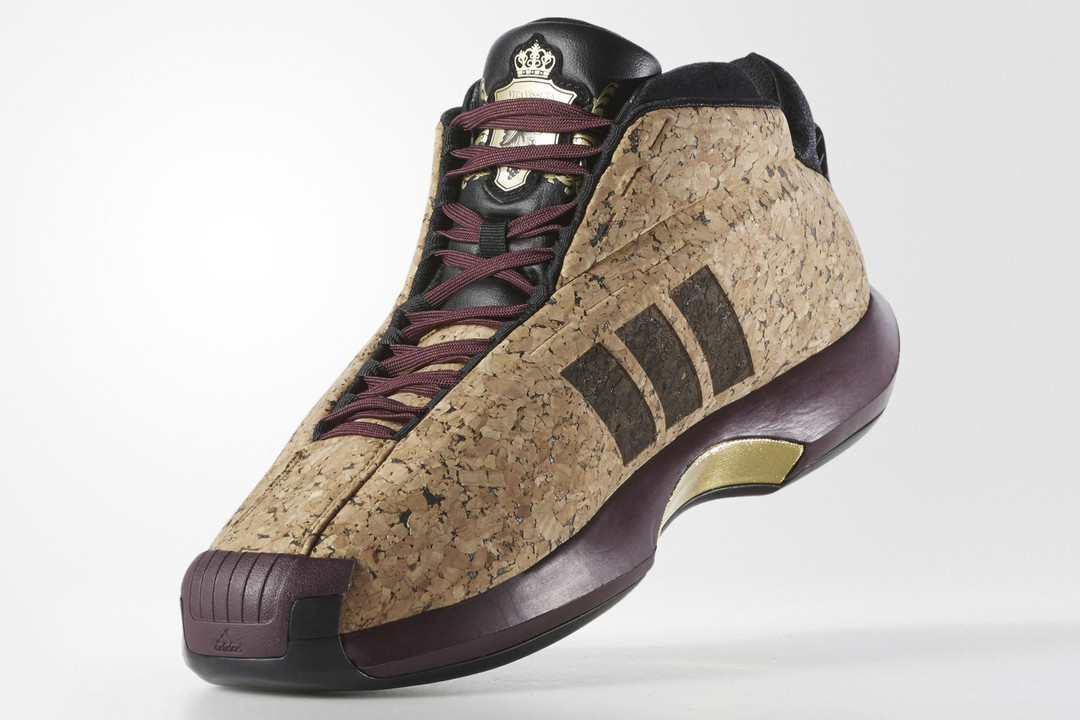 软木塞套装的最后一款：adidas 阿迪达斯 Crazy 1 "Vino" 篮球鞋 正式发售