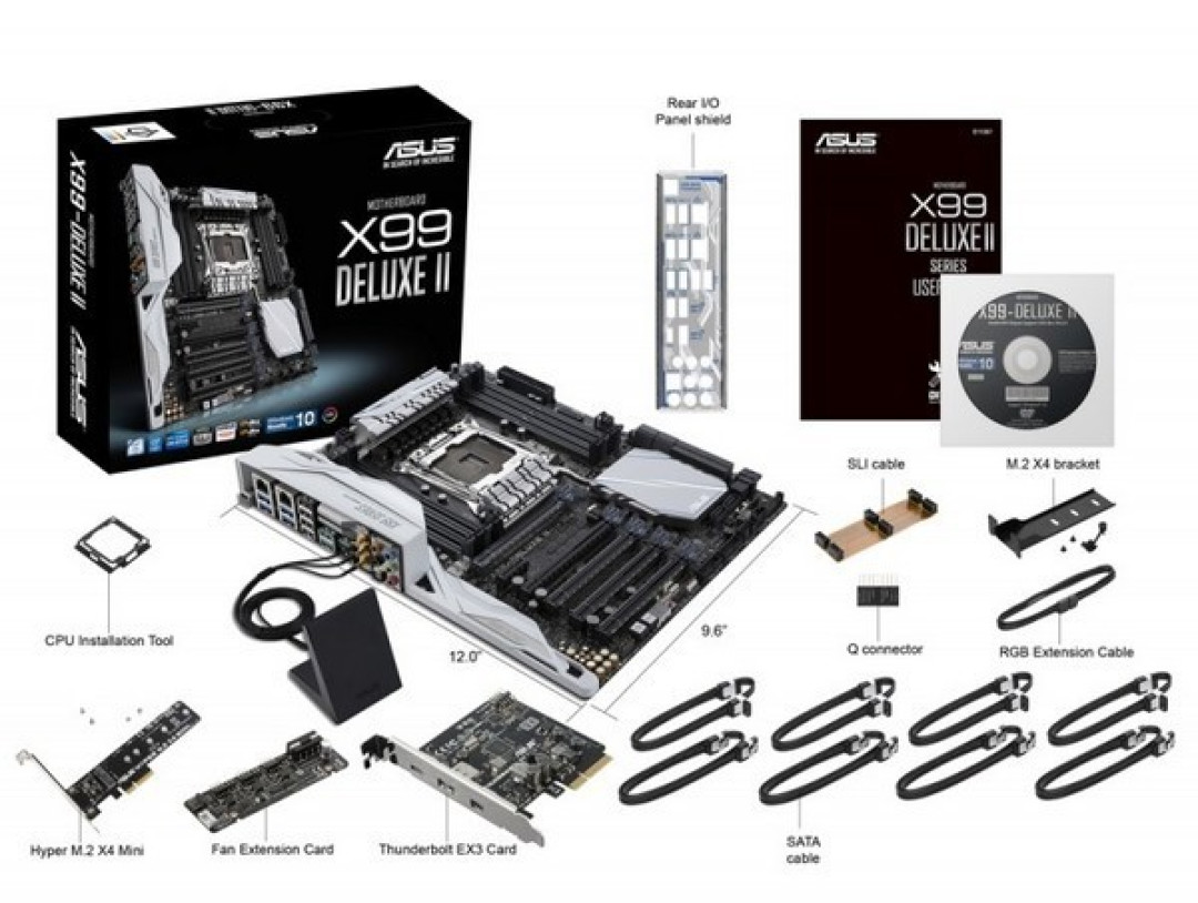 再添猛将:ASUS 华硕 推出 X99-DELUXE II 主板