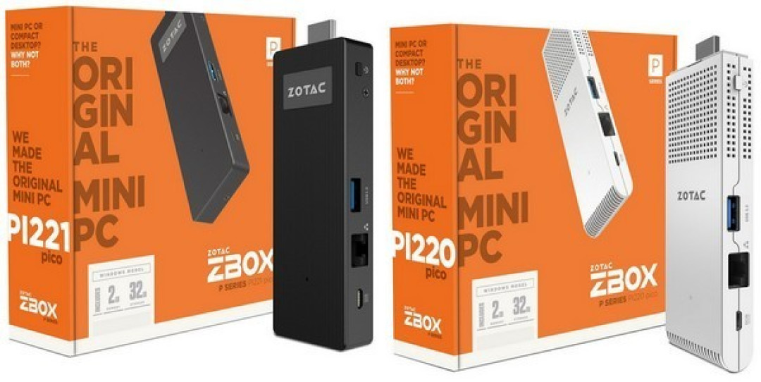 搭载凌动x5 Z8300 X5 Z300 Zotac 索泰推出zbox Pi221 Pi220 Pc Sticks 电脑棒 电脑数码 什么值得买