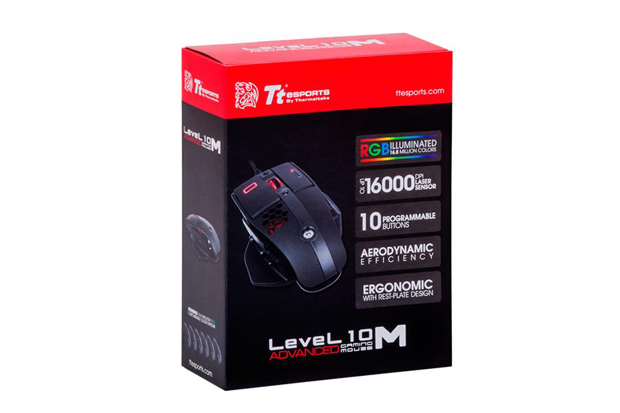 16000DPI+RGB幻彩：Tt esports 斗龙 推出 LEVEL 10M 升级版鼠标 