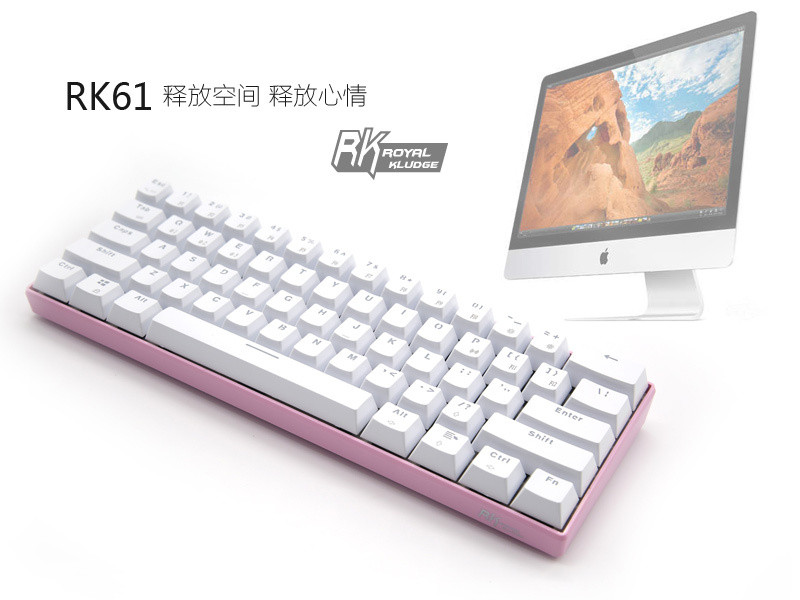 搭载原厂轴的国产61键蓝牙键盘：ROYAL KLUDGE 发布 RK61 Cherry轴版本蓝牙机械键盘
