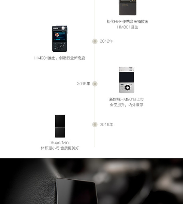 HIFIMAN 头领科技 SuperMini 便携无损音乐播放器