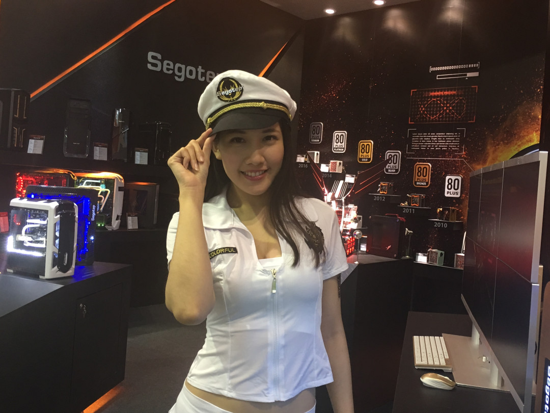 长腿丝袜高跟鞋：COMPUTEX 2016 台北电脑展 ShowGirl 合集