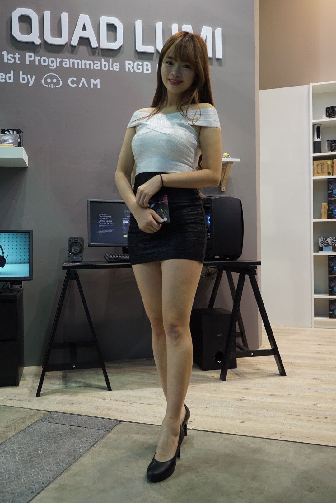 长腿丝袜高跟鞋：COMPUTEX 2016 台北电脑展 ShowGirl 合集