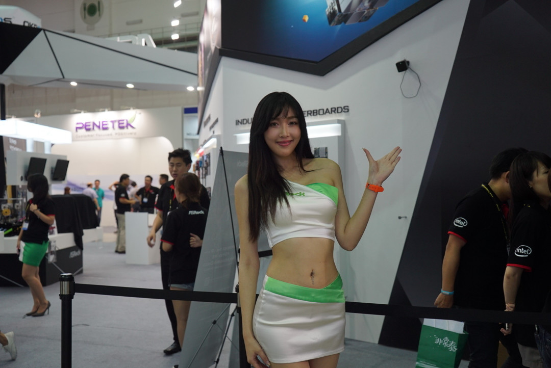 长腿丝袜高跟鞋：COMPUTEX 2016 台北电脑展 ShowGirl 合集