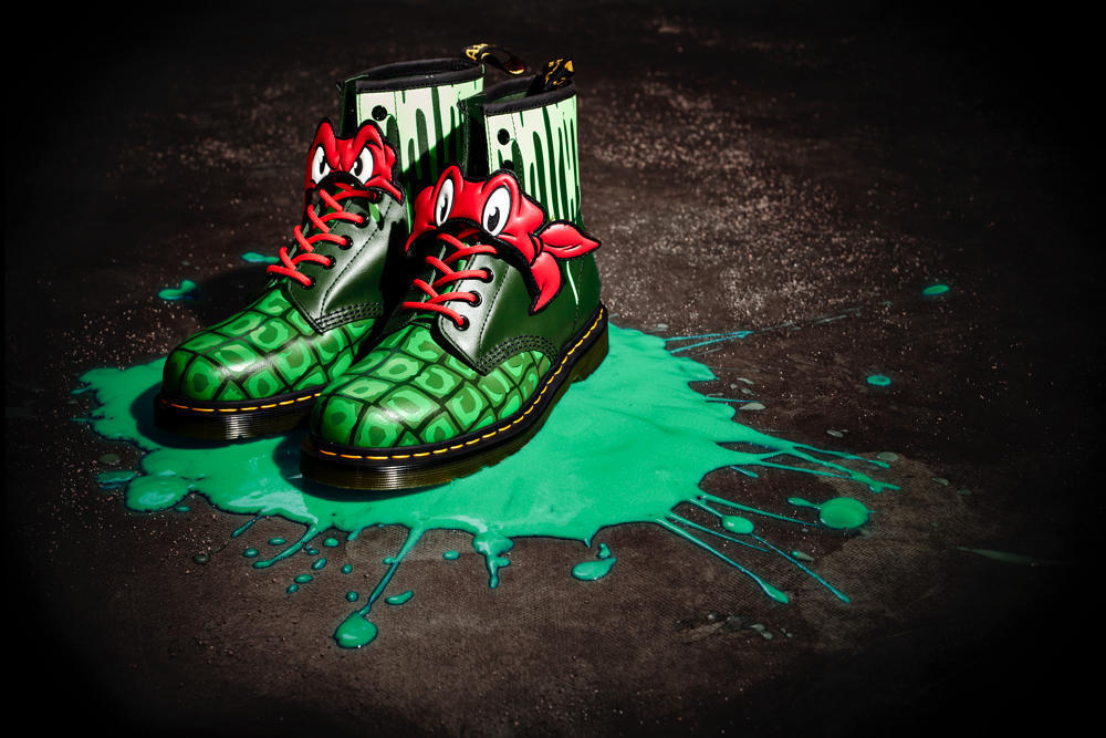 活灵活现的卡通马丁靴：Dr. Martens 推出 “忍者神龟”主题系列 靴款