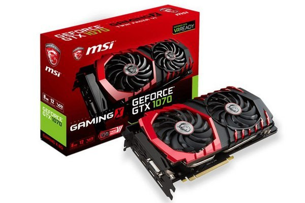 散热方式各不相同：msi 微星 推出 三款非公版GTX 1070显卡