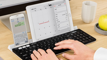 全尺寸版480：Logitech 罗技 发布 K780 多设备无线蓝牙键盘